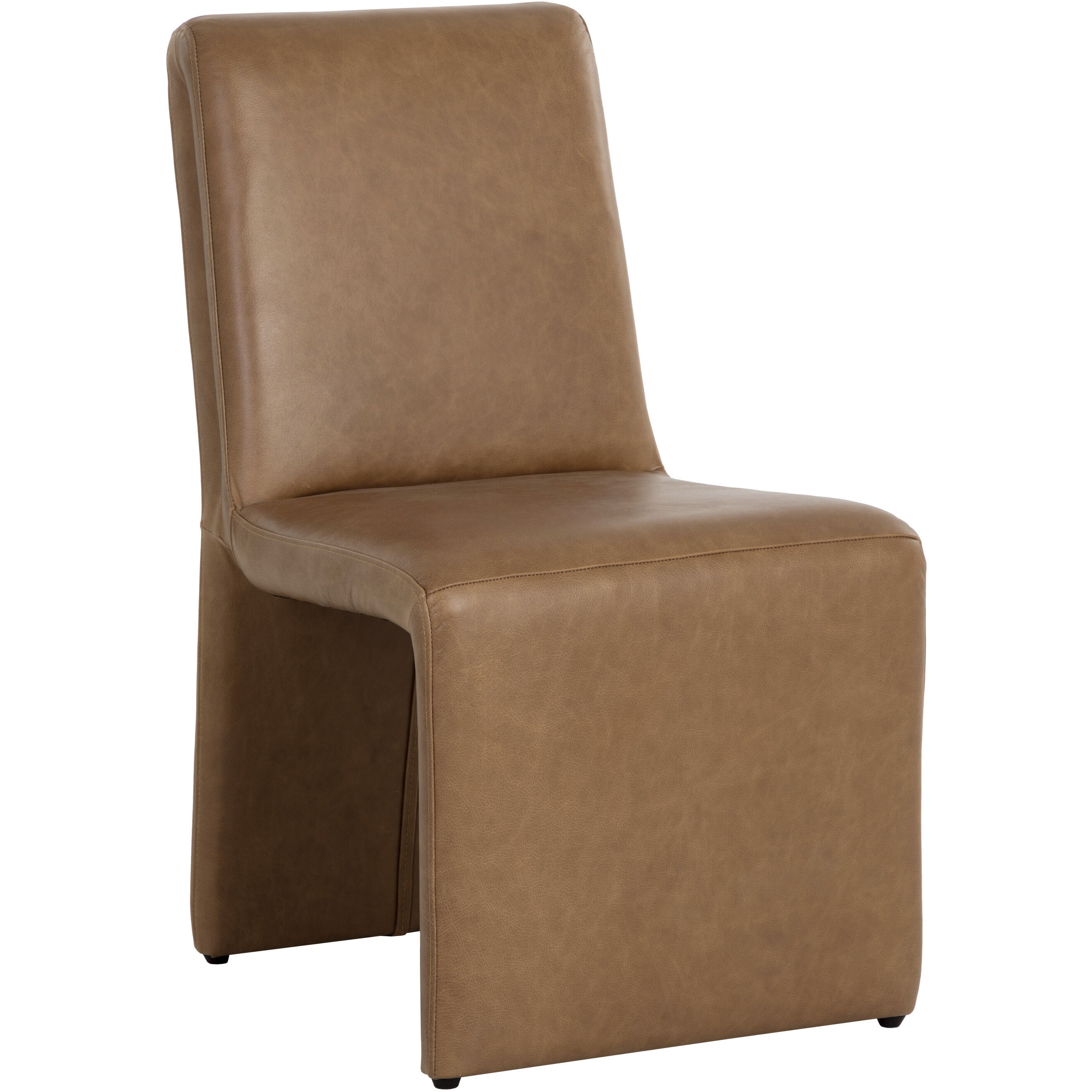 Cascata Marseille Camel Leather Dining Chair